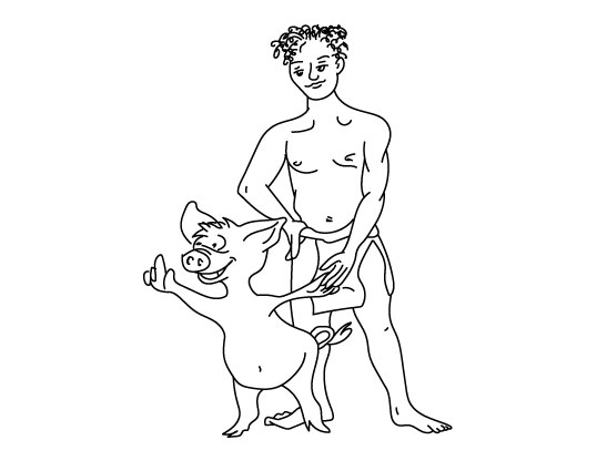 Kinderbuch: Das Kloschwein Dongo von Matthias Nowroth & Tina Junk